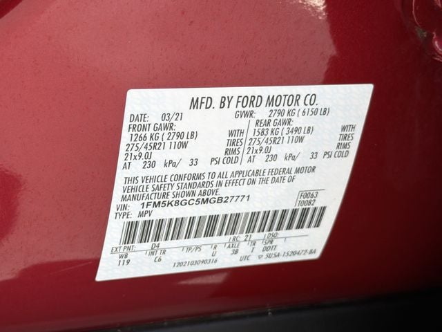 2021 Ford Explorer ST