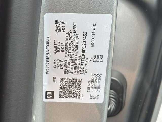 2023 Chevrolet Colorado ZR2