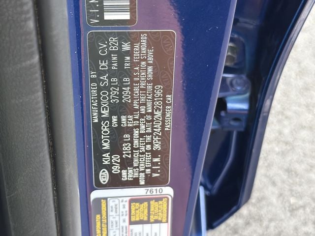 2021 Kia Forte LXS Certified Pre-Owned!