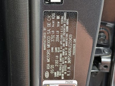 2020 Kia Forte EX