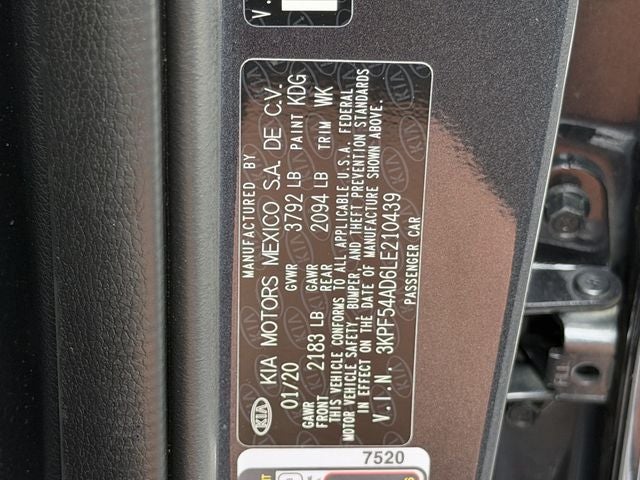 2020 Kia Forte EX