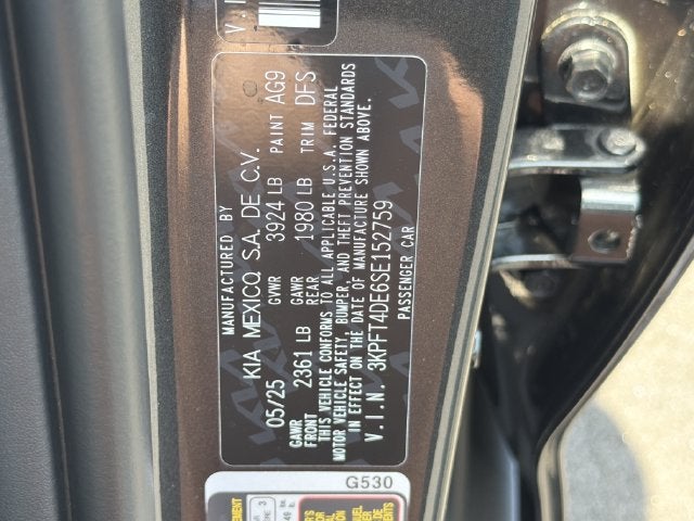 2025 Kia K4 LX