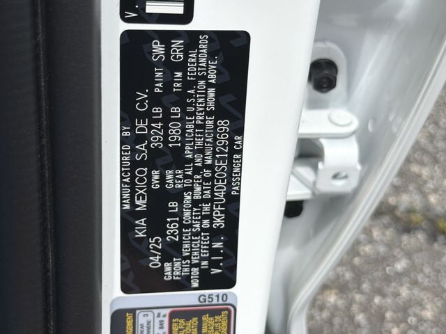 2025 Kia K4 EX Certified Pre-Owned!