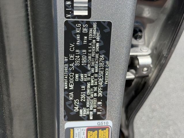 2025 Kia K4 EX