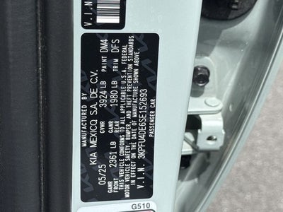 2025 Kia K4 EX Certified Pre-Owned
