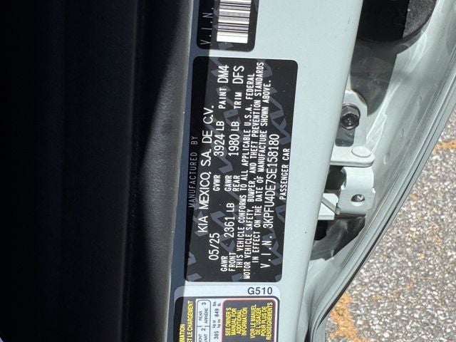 2025 Kia K4 EX Certified Pre-Owned