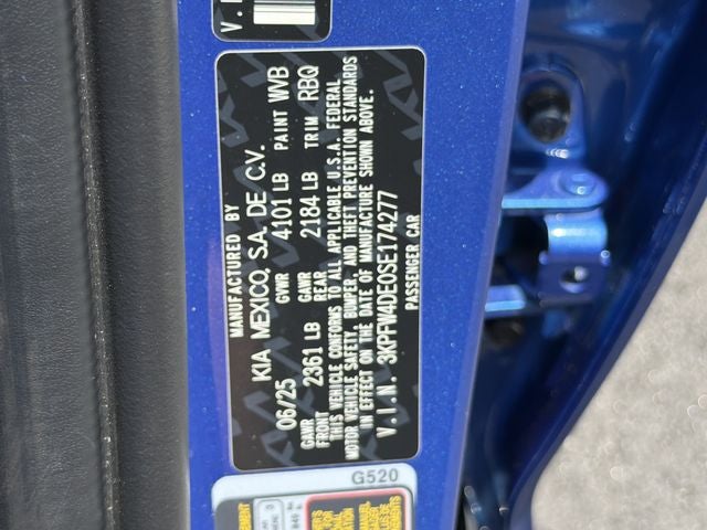 2025 Kia K4 GT-Line Certified Pre-Owned!