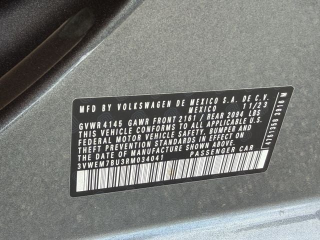 2024 Volkswagen Jetta 1.5T SE
