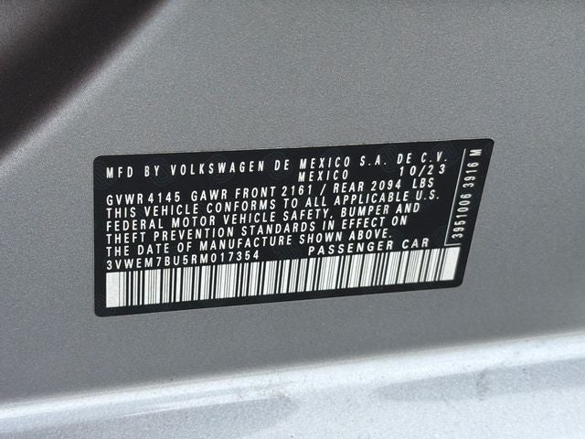 2024 Volkswagen Jetta 1.5T SE