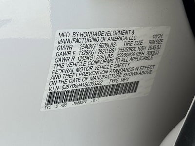 2025 Acura MDX Technology Package