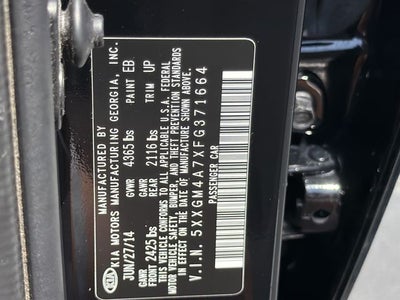 2015 Kia Optima LX