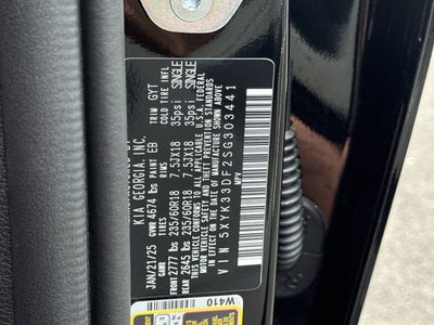 2025 Kia Sportage EX Certified Pre-Owned