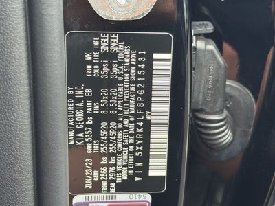 2023 Kia Sorento SX Certified Pre Owned!