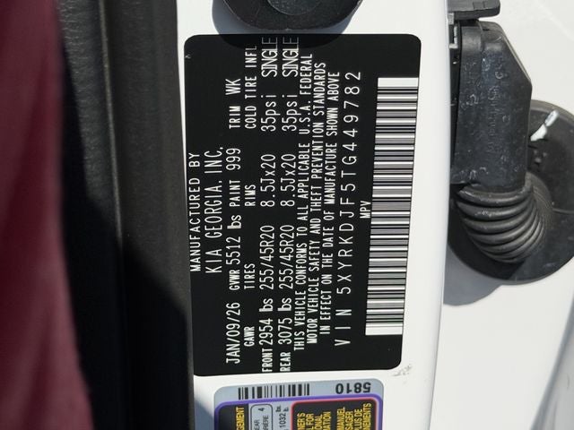 2026 Kia Sorento X-Line SX Certified Pre-Owned!!