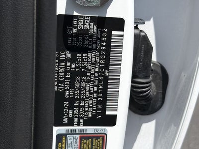 2024 Kia Sorento S Certified Pre Owned!