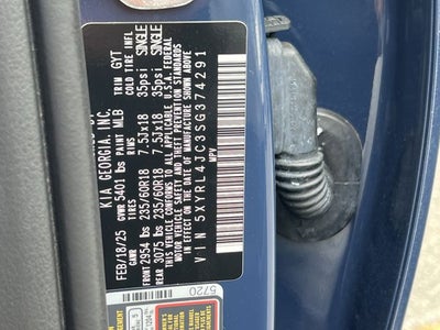 2025 Kia Sorento S Certified Pre-Owned