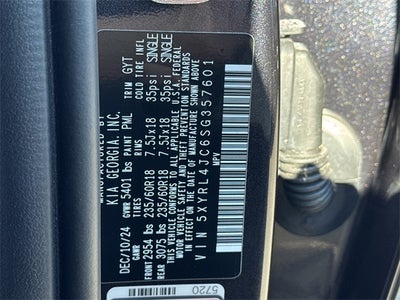 2025 Kia Sorento S Certified Pre-Owned