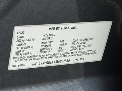 2021 Tesla Model Y Long Range