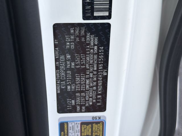 2022 Kia Carnival LXS