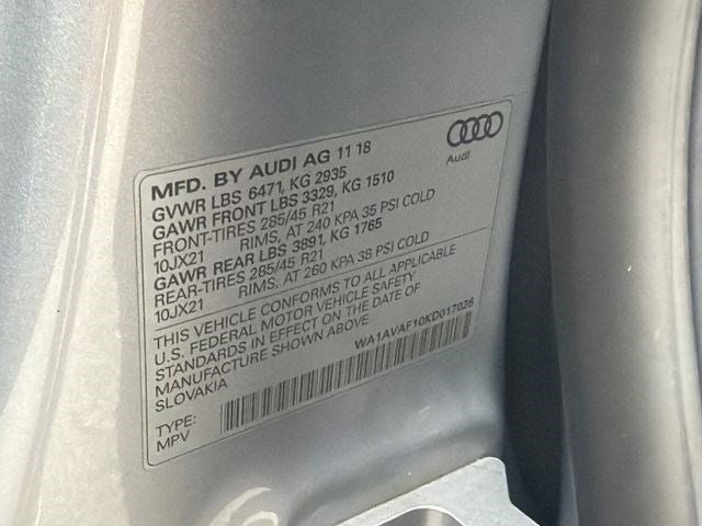 2019 Audi Q8 3.0T Premium quattro