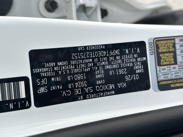 2026 Kia K4 LXS